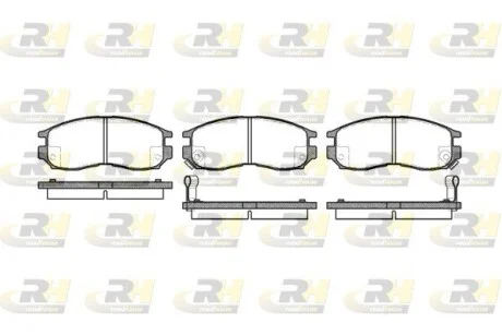 Колодки тормозные дисковые, к-кт. ROADHOUSE 246002
