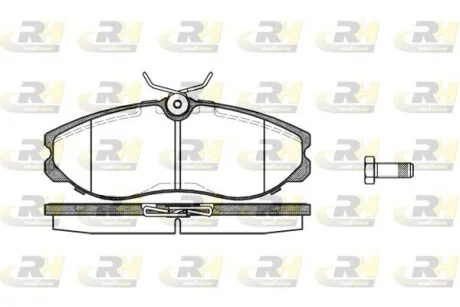 Колодки тормозные дисковые, к-кт. ROADHOUSE 246200