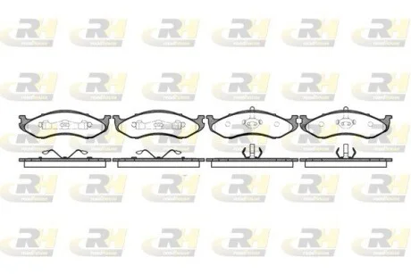 Колодки тормозные дисковые, к-кт. ROADHOUSE 246700