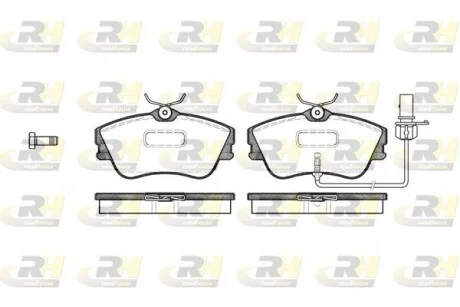Колодки тормозные дисковые, к-кт. ROADHOUSE 248021