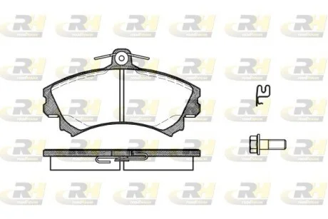 Колодки тормозные дисковые, к-кт. ROADHOUSE 259021