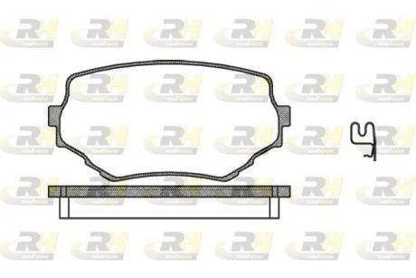 Гальмівні колодки дискові ROADHOUSE 259402