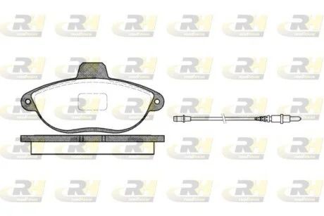 Гальмівні колодки дискові ROADHOUSE 260202