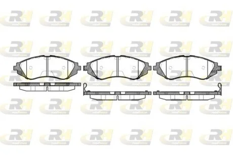 Гальмівні колодки дискові ROADHOUSE 264502