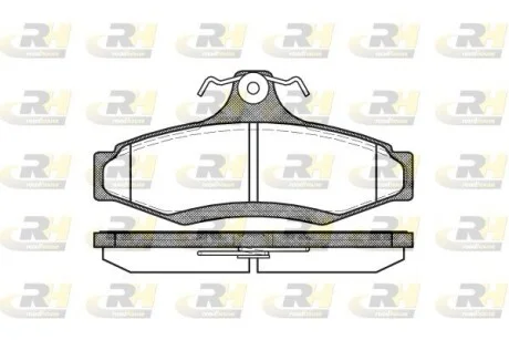 Колодки тормозные дисковые, к-кт. ROADHOUSE 264610