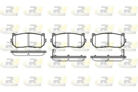 Колодки тормозные дисковые, к-кт. ROADHOUSE 264902
