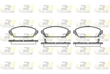 Колодки тормозные дисковые, к-кт. ROADHOUSE 270002
