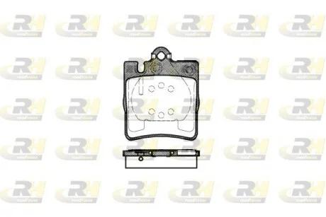Колодки тормозные дисковые, к-кт. ROADHOUSE 270900