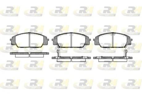 Колодки тормозные дисковые, к-кт. ROADHOUSE 273502