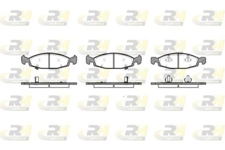 Гальмівні колодки дискові ROADHOUSE 273602