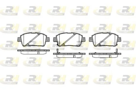 Колодки тормозные дисковые, к-кт. ROADHOUSE 274002