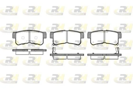 Колодки тормозные дисковые, к-кт. ROADHOUSE 274622