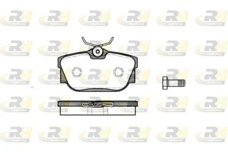 Колодки тормозные дисковые, к-кт. ROADHOUSE 276700