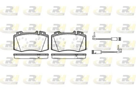 Колодки тормозные дисковые, к-кт. ROADHOUSE 276902
