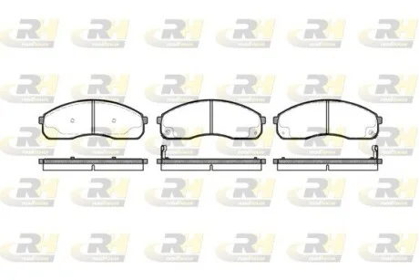 Колодки тормозные дисковые, к-кт. ROADHOUSE 282112