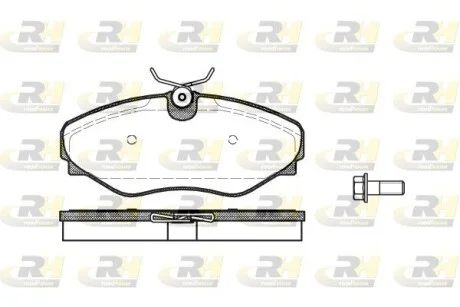 Гальмівні колодки дискові ROADHOUSE 283420