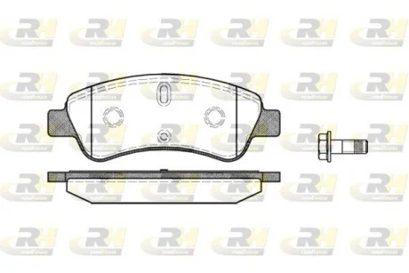 Гальмівні колодки дискові ROADHOUSE 284010