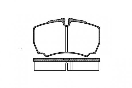 Колодки тормозные дисковые, к-кт. ROADHOUSE 284900