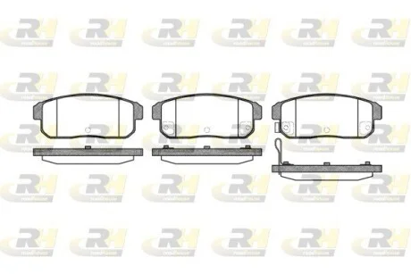 Гальмівні колодки дискові ROADHOUSE 288311