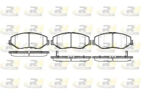 Колодки тормозные дисковые, к-кт. ROADHOUSE 289900