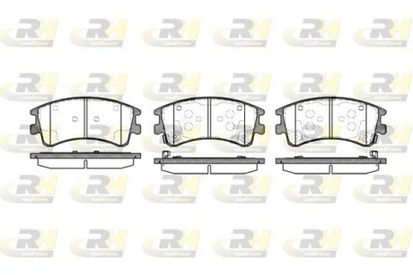 Гальмівні колодки дискові ROADHOUSE 297002