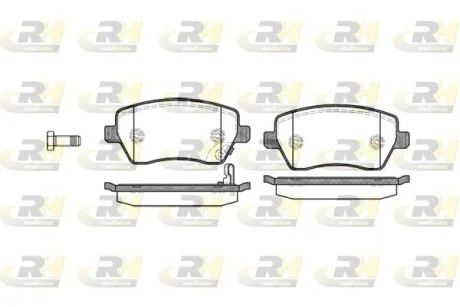 Гальмівні колодки дискові ROADHOUSE 298711