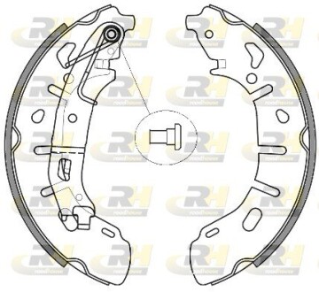 Гальмівні колодки зад барабанні Fiat Doblo 09-, Opel Combo 11- ROADHOUSE 4263.00