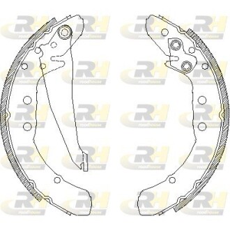 Гальмівні колодки барабанні, к-кт. ROADHOUSE 4397.00