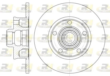 Тормозной диск ROADHOUSE 602500