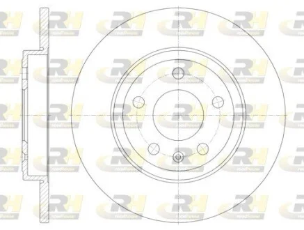 Тормозной диск ROADHOUSE 61011.00