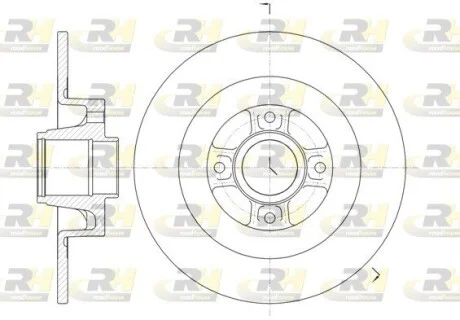 Тормозной диск ROADHOUSE 6104700