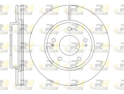 Тормозной диск ROADHOUSE 6122910 (фото 1)