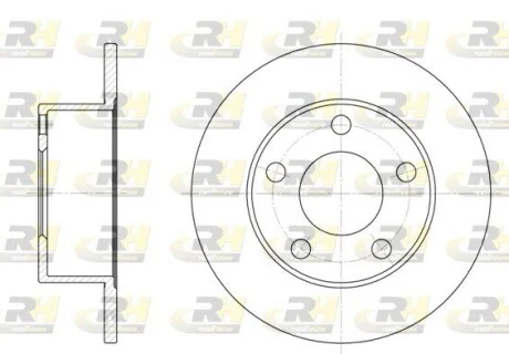 Тормозной диск ROADHOUSE 612300