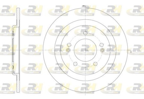 Гальмівний диск ROADHOUSE 6143800