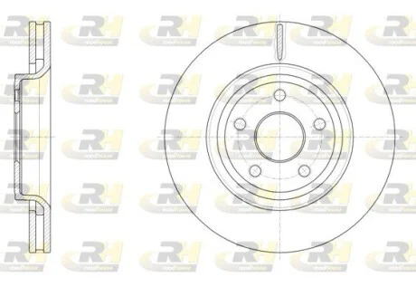 Тормозной диск ROADHOUSE 6151210