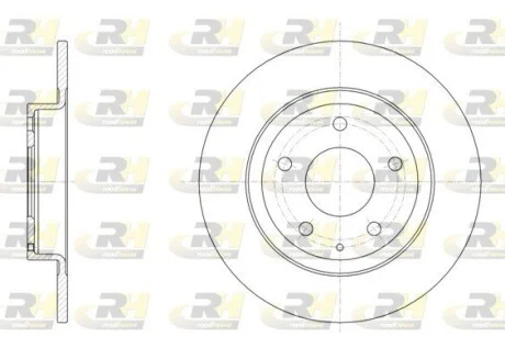 Тормозной диск ROADHOUSE 6151900
