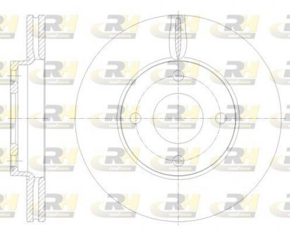 Гальмівний диск ROADHOUSE 61778.10