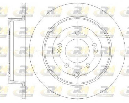 Гальмівний диск ROADHOUSE 61779.00