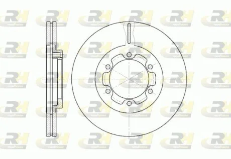 Тормозной диск ROADHOUSE 618810