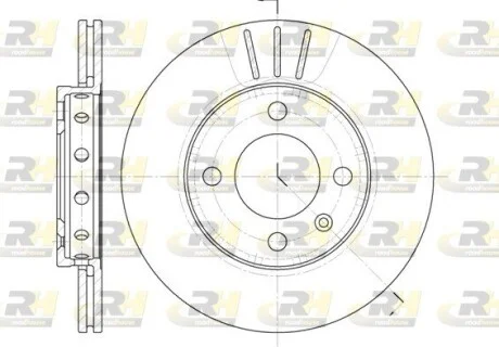 Тормозной диск ROADHOUSE 642610