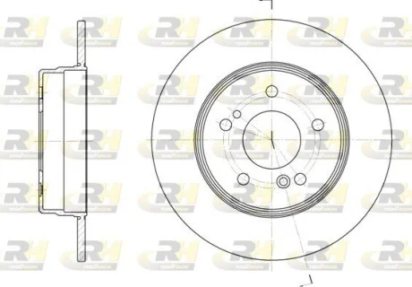 Тормозной диск ROADHOUSE 646700