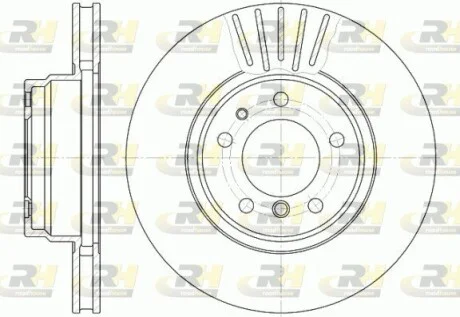 Тормозной диск ROADHOUSE 650910