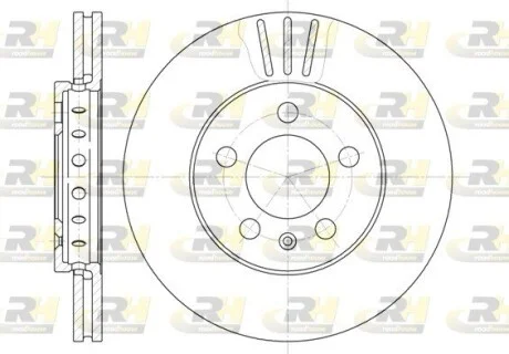 Тормозной диск ROADHOUSE 654510