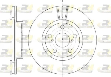 Тормозной диск ROADHOUSE 657710