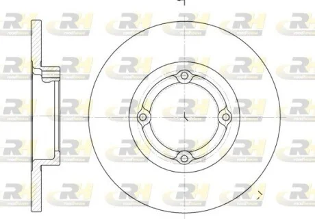 Тормозной диск ROADHOUSE 660600