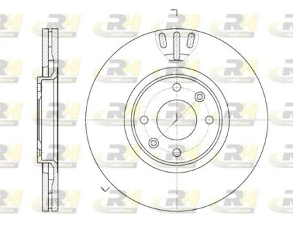 Тормозной диск ROADHOUSE 665710