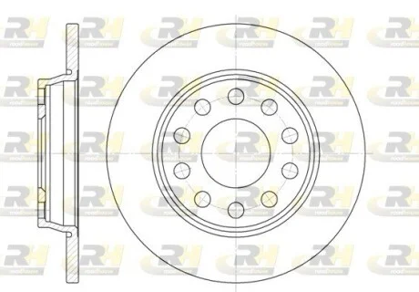 Тормозной диск ROADHOUSE 673100