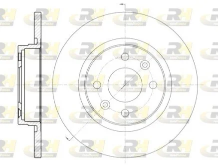 Тормозной диск ROADHOUSE 680900