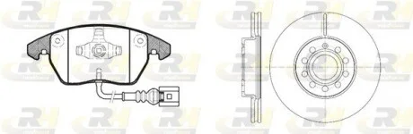 Тормозной комплект (Диски RH 6648.10 + Колодки RH 21030.01) ROADHOUSE 8103000