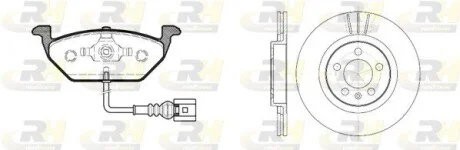 Гальмівний комплект (Диски RH 6546.10 + Колодки RH 2633.21) ROADHOUSE 863301